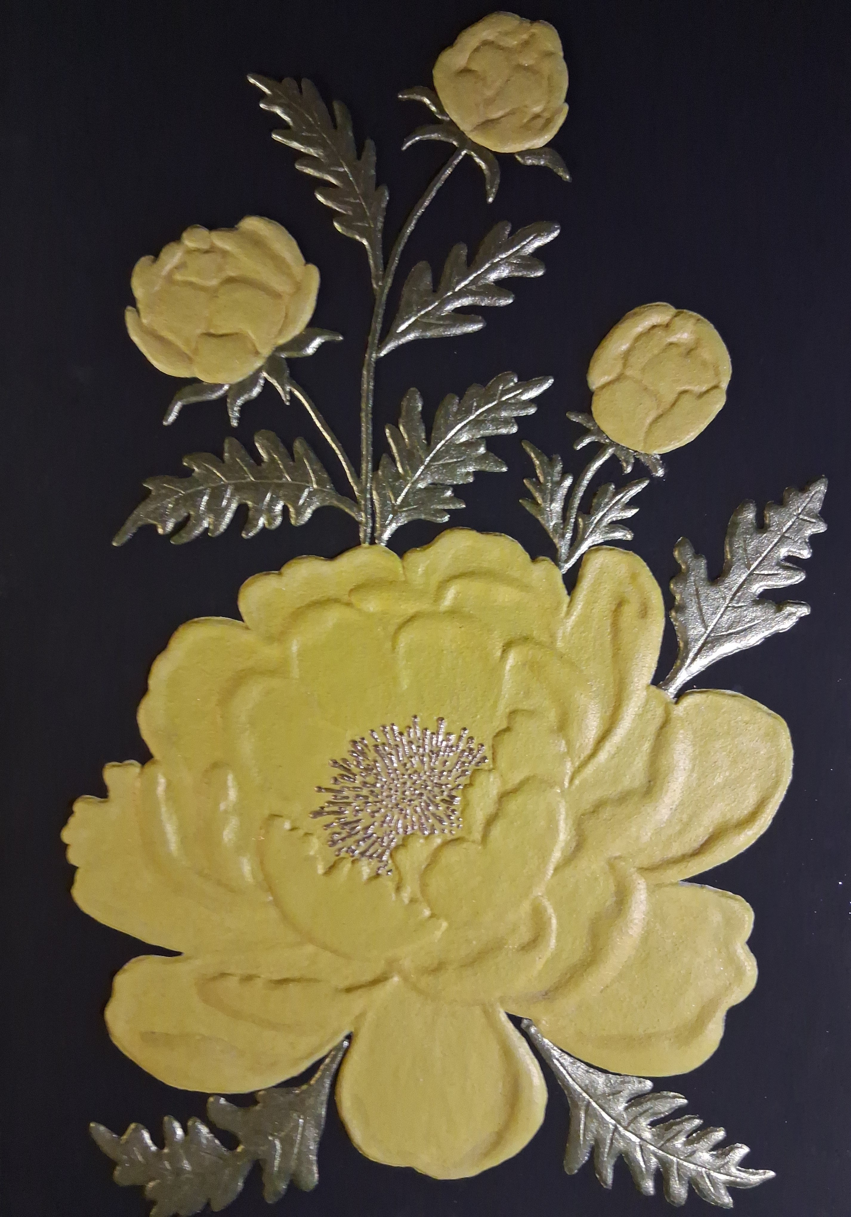 motivo floral peonia