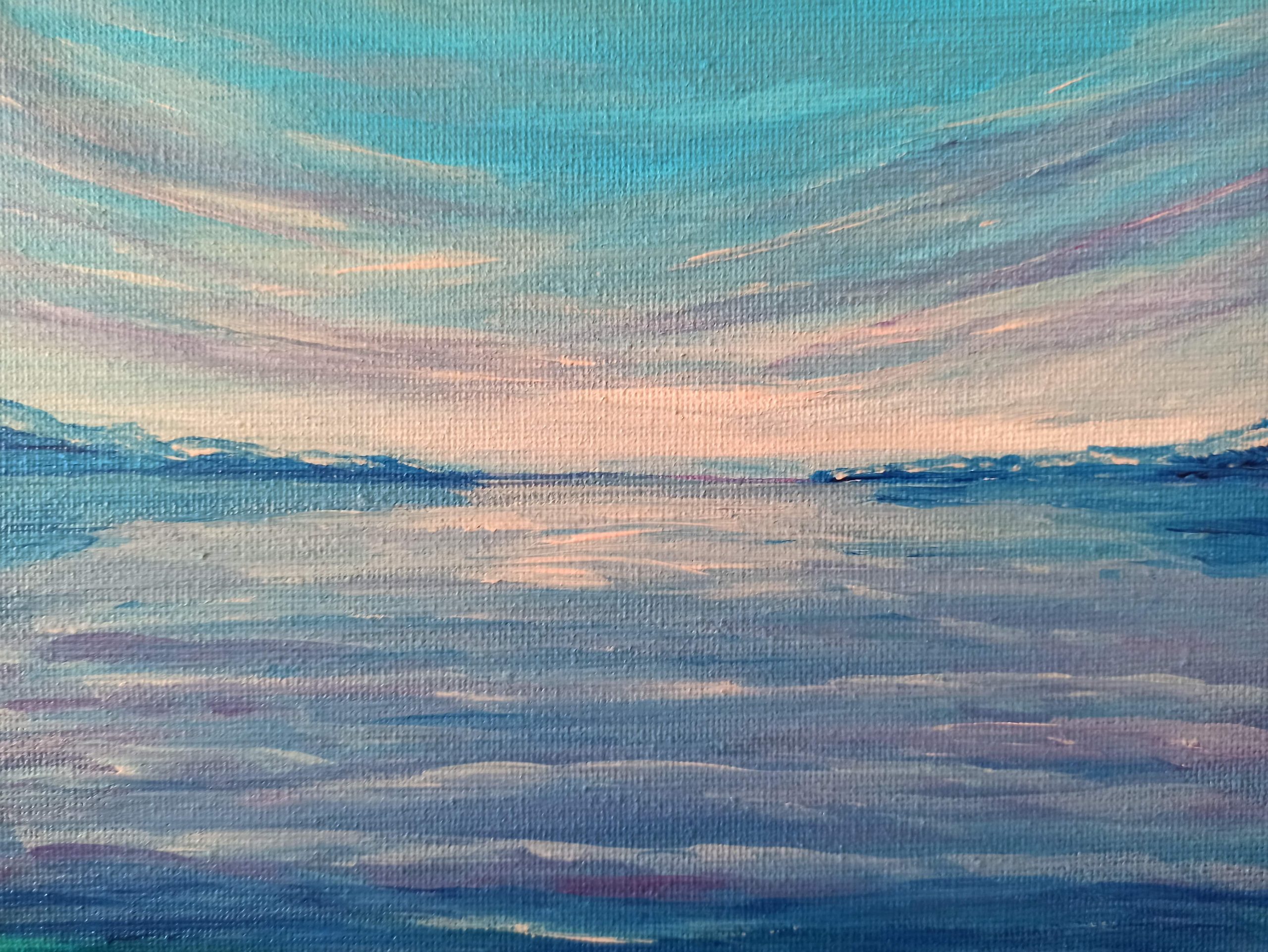 Atardecer en el mar