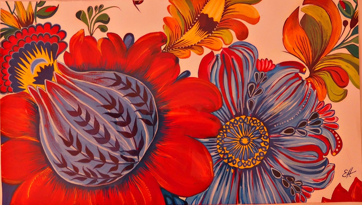 Patrones Florales Tradicionales Rusos