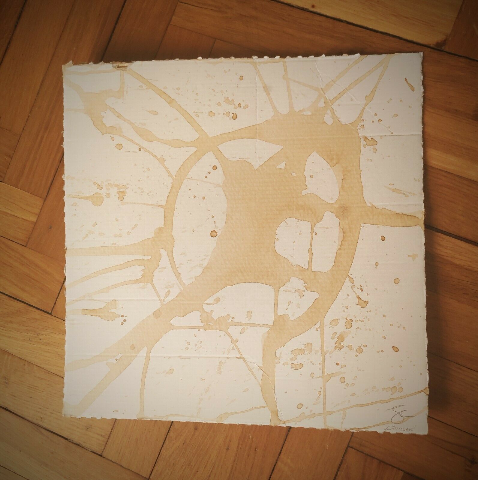 CELLULAR-MODERN ABSTRACT ARTWORK