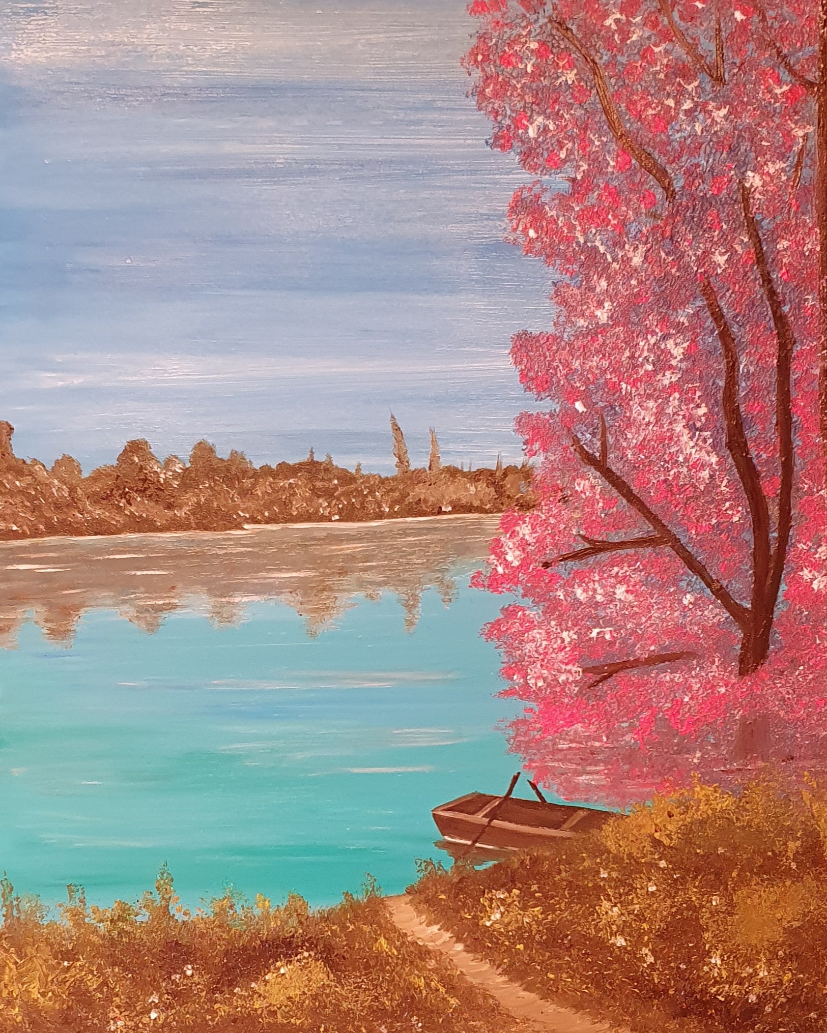 Lago en primavera