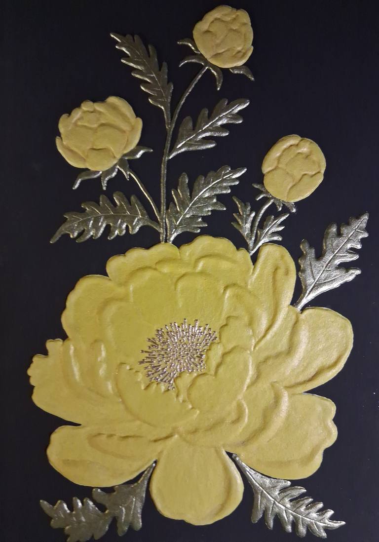 motivo floral peonia — Nicoleta