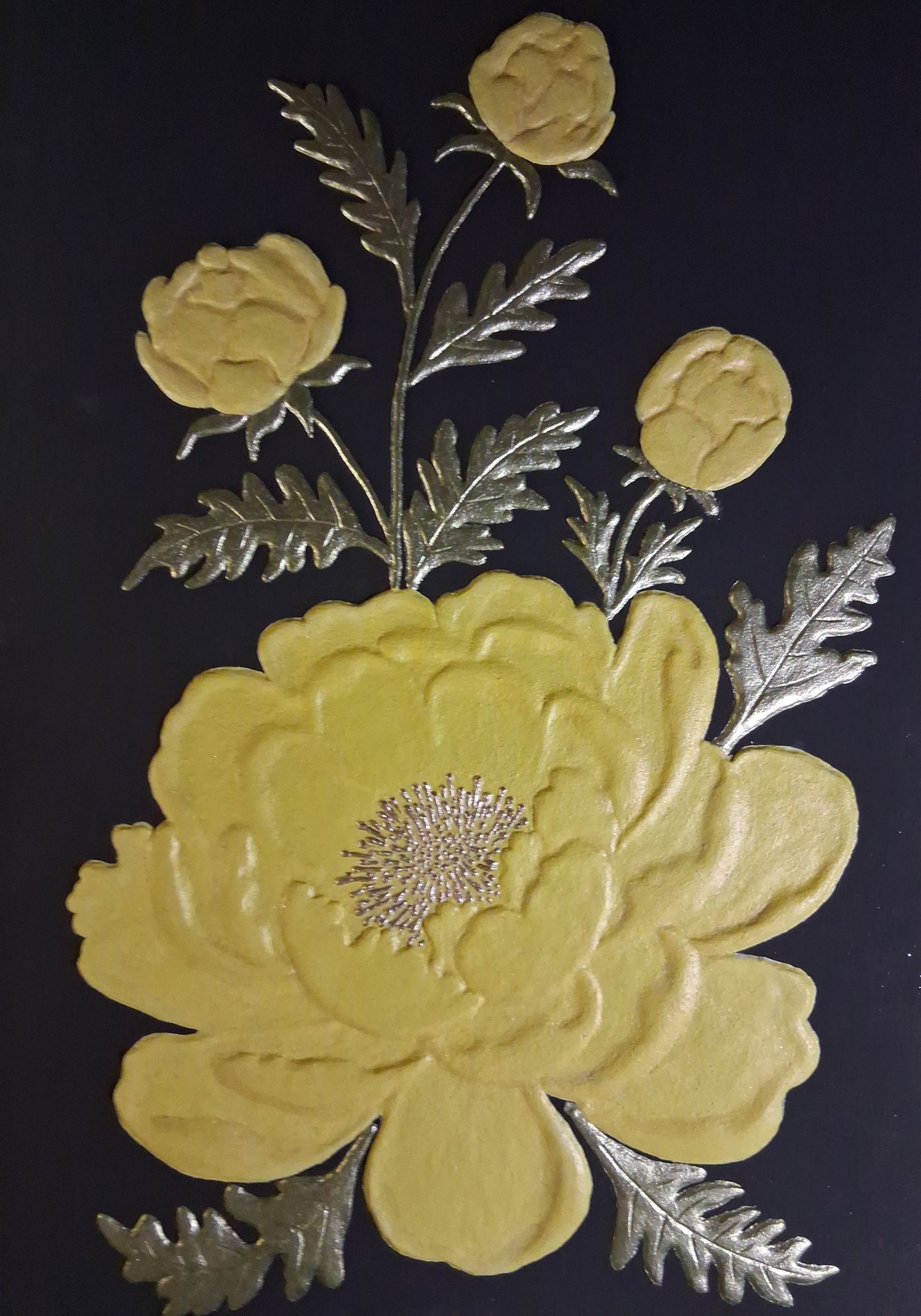 motivo floral peonia — Nicoleta