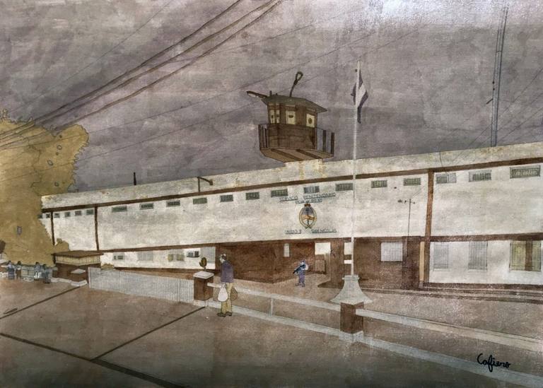Visit in the prison — Claudio Alejandro Cafiero