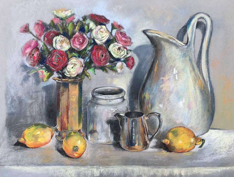 Bodegon con limones — M.Moranta