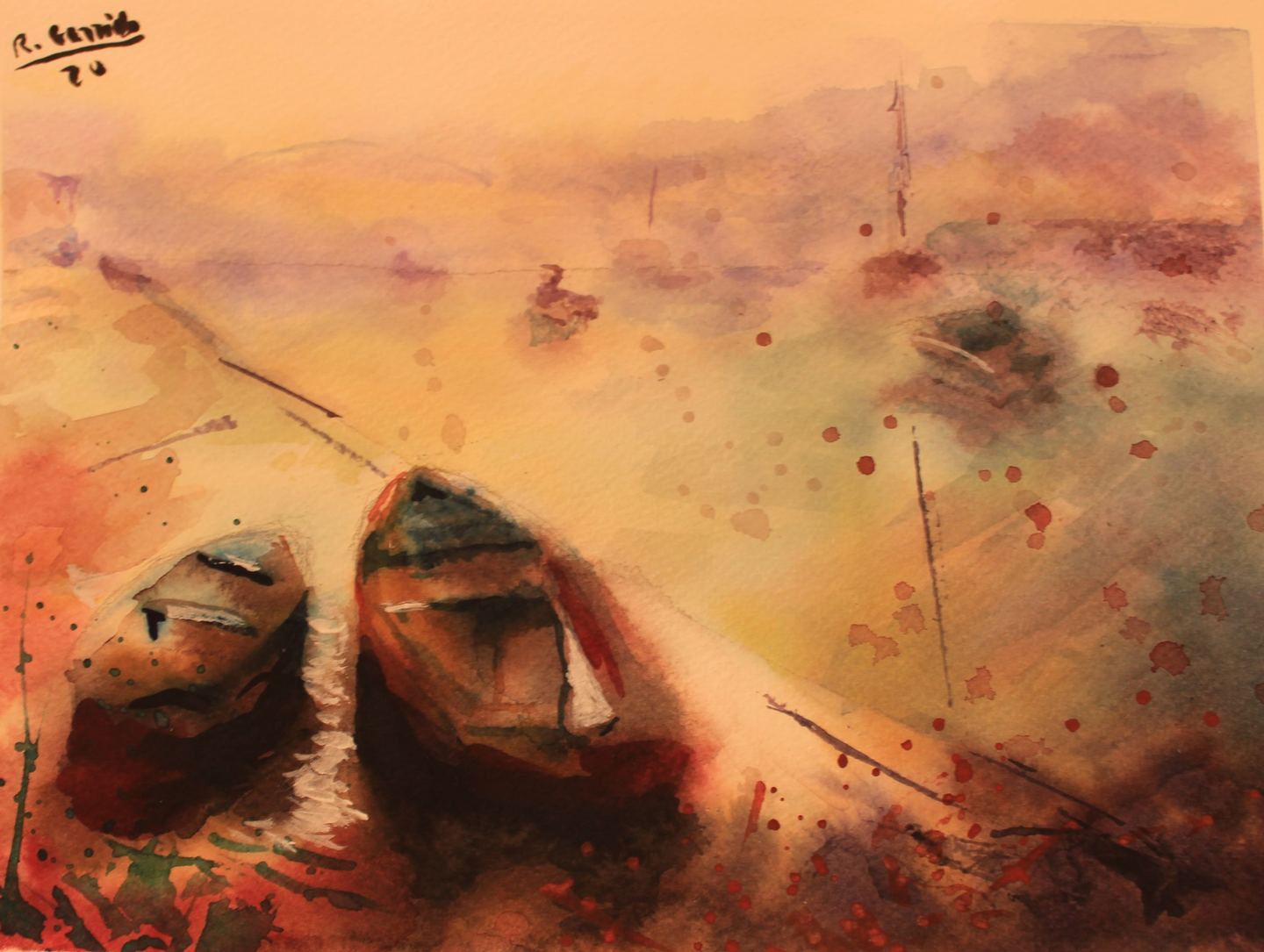 BARCAS VARADAS — Arteenro by R.Garrido