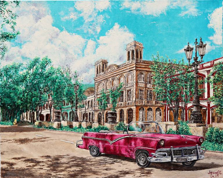 Descapotable por Colon. La Habana. — Jesus Gomez