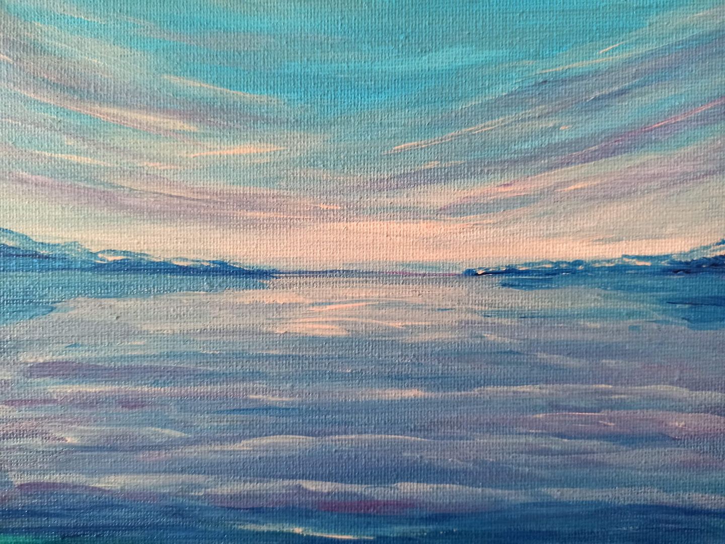 Atardecer en el mar — Carolina Clemente