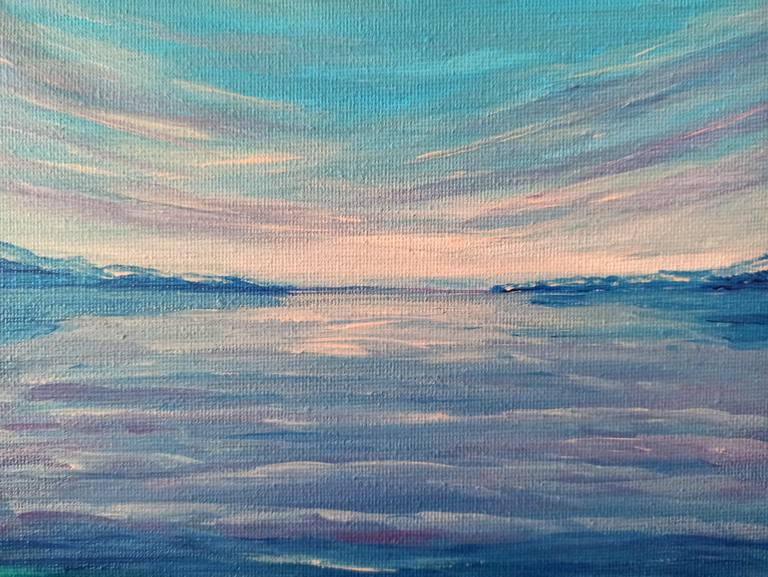 Atardecer en el mar — Carolina Clemente