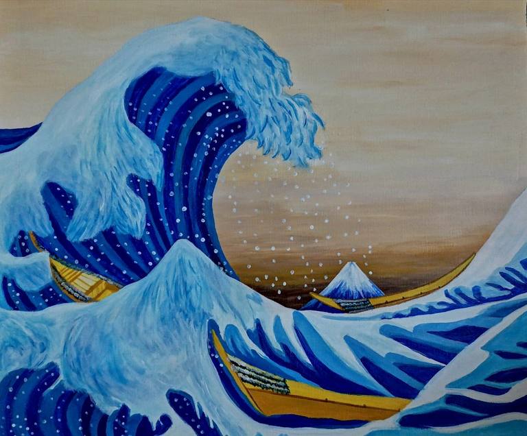 La gran ola de Kanagawa — Nini Abramia