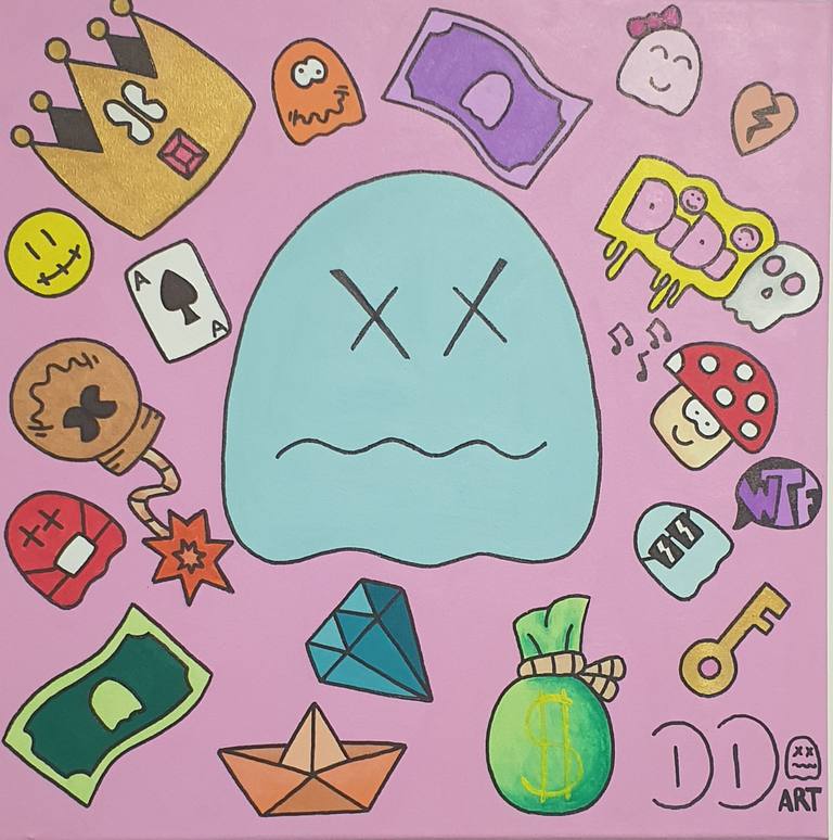 SINGLE GHOST BLUE — DD GHOST ART