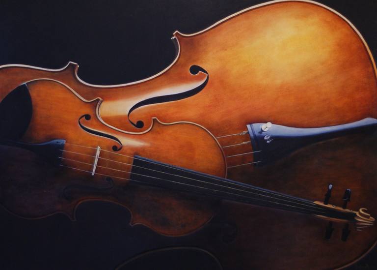 Violonchelo y violín — Claudia I. Ottonello