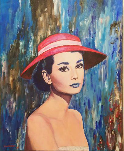 Audrey en azul — JOSE LUIS LLORENTE RABINAL