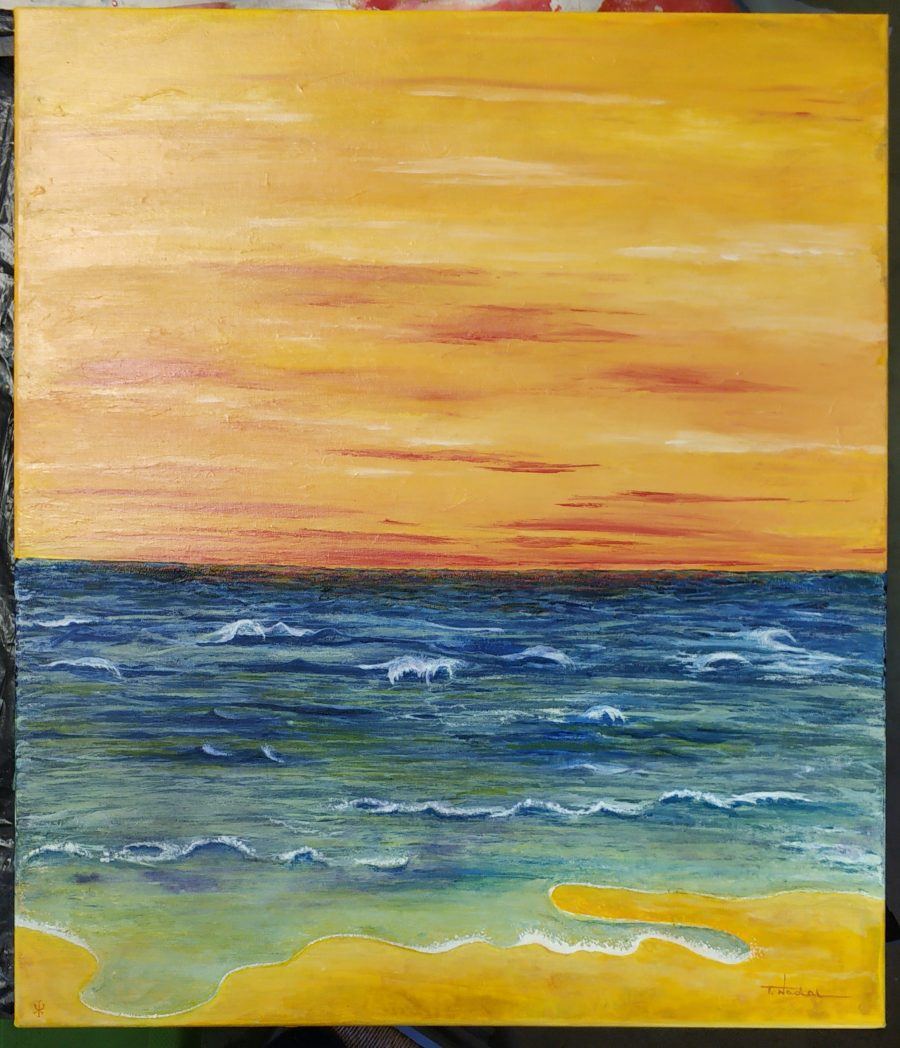 ATARDECER EN EL MAR — trini nadal