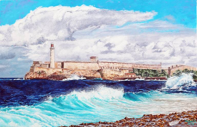 El oeste del Malecon. La Habana. — Jesus Gomez