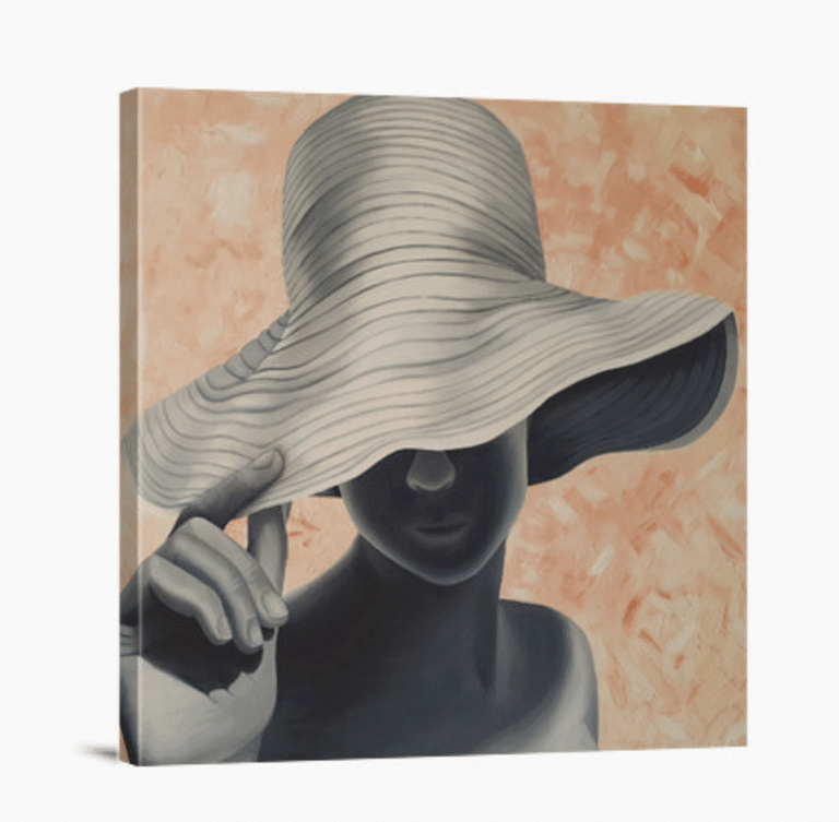 mujer con sombrero — Irene Pestana