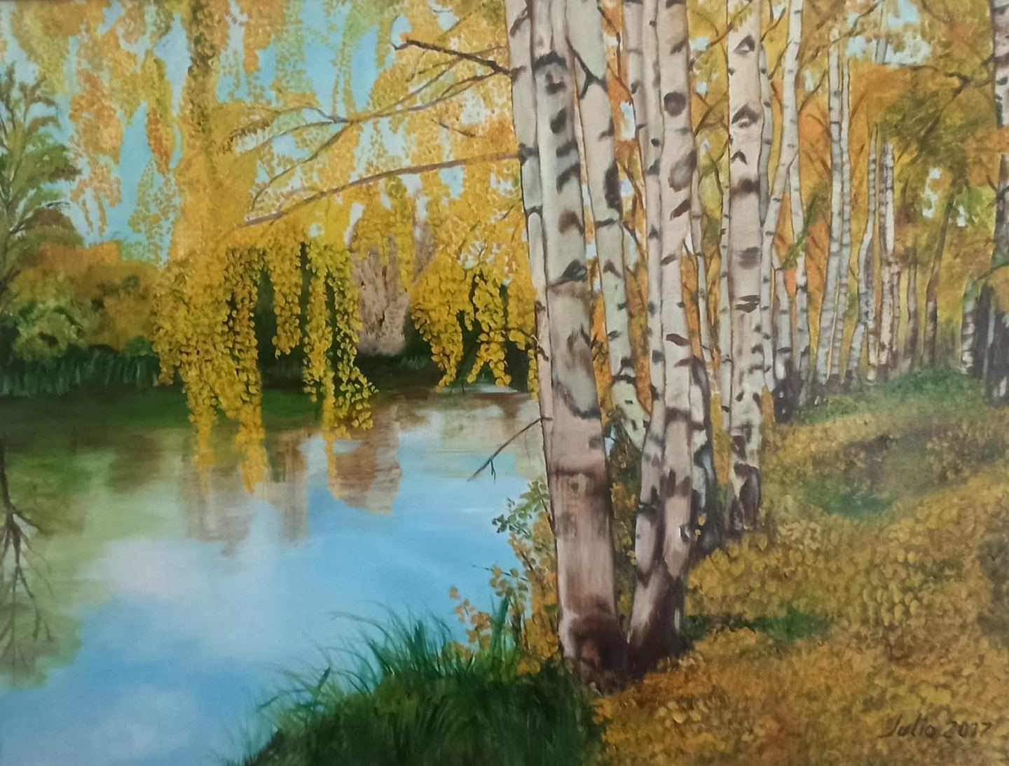 Paisaje amarillo — Julio Rodriguez