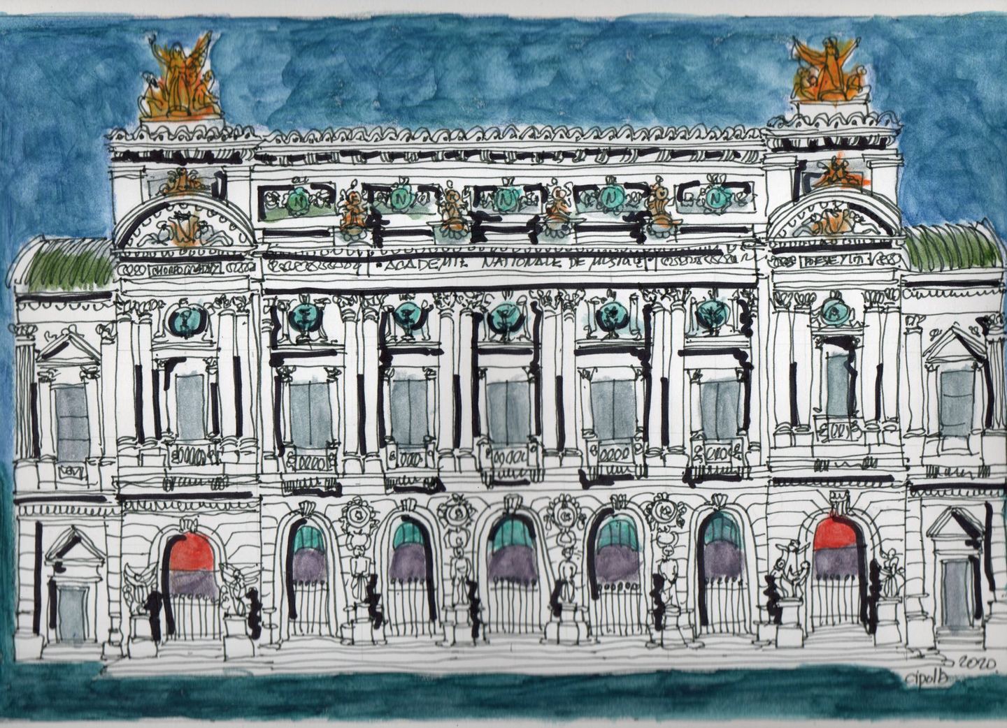 Opera de Paris — ruben fernando cipolla