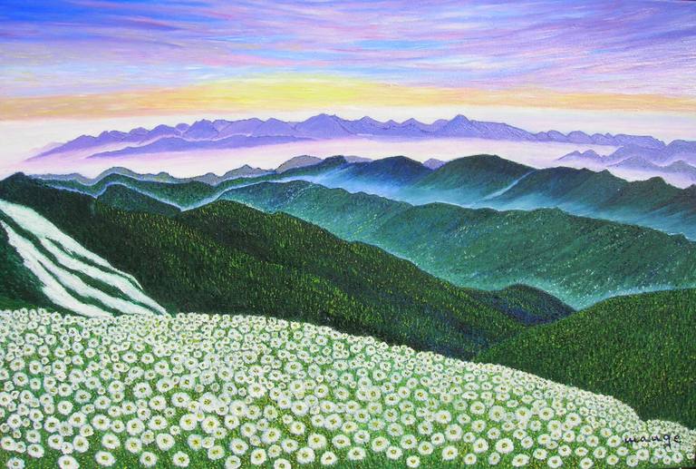 «Amanecer en las montañas» — Mariangeles Batanero