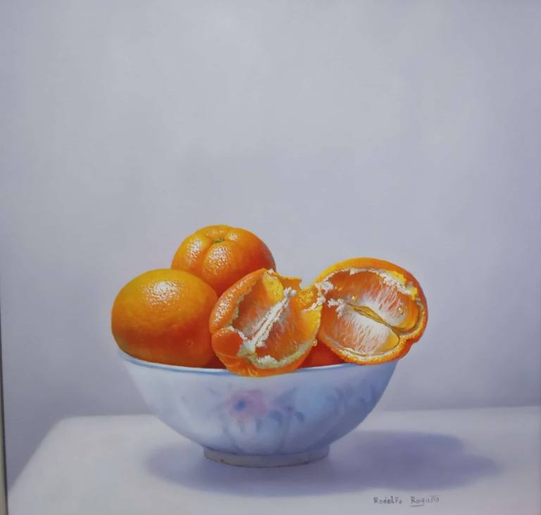 Bodegón de naranjas — Rodolfo Regano