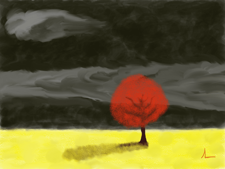 Árbol rojo — Miguel Alba