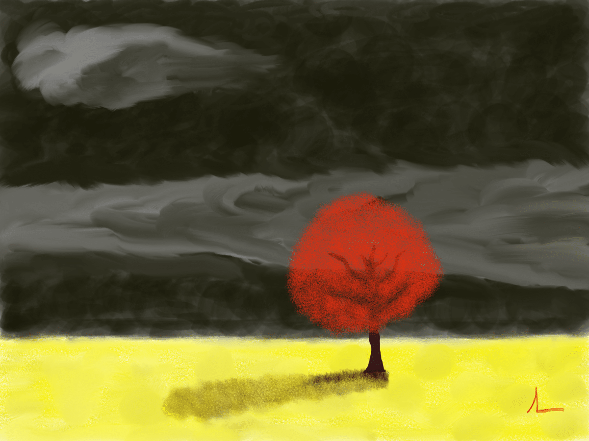 Árbol rojo — Miguel Alba
