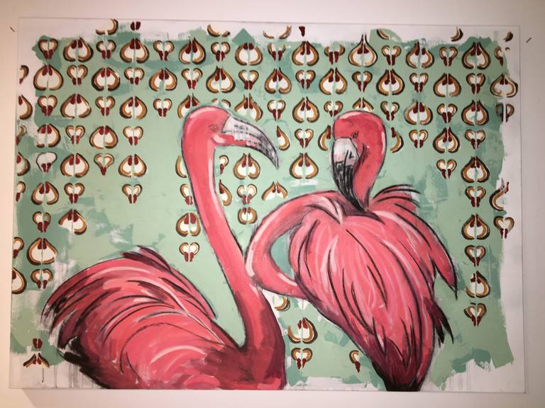 I think im a flamingo — Lourdes Pelaez