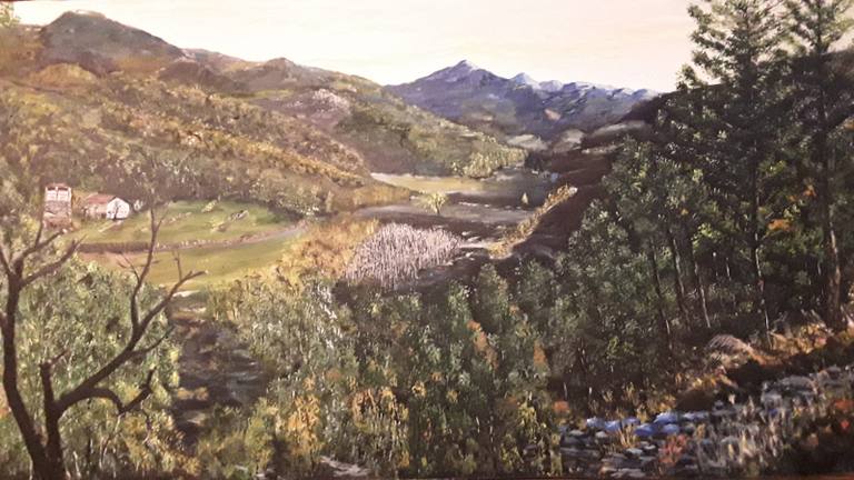 Paisaje de la Garrotxa — Joan Cos Buixeda