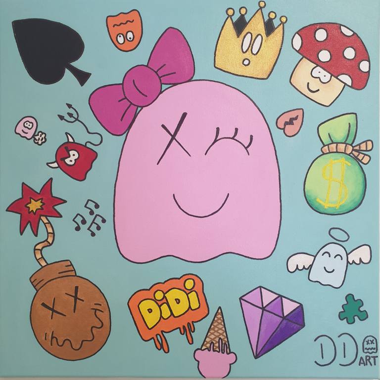 Single ghost lady — DD GHOST ART