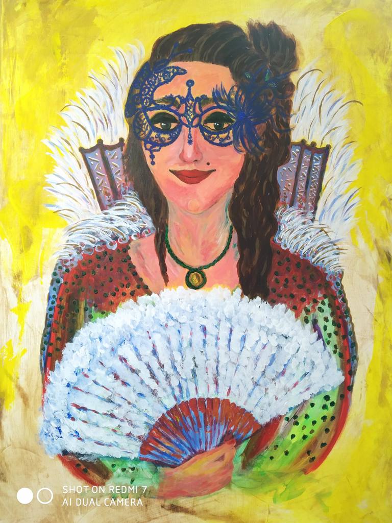 Damisela en Carnaval — Violeta Tasende Souto