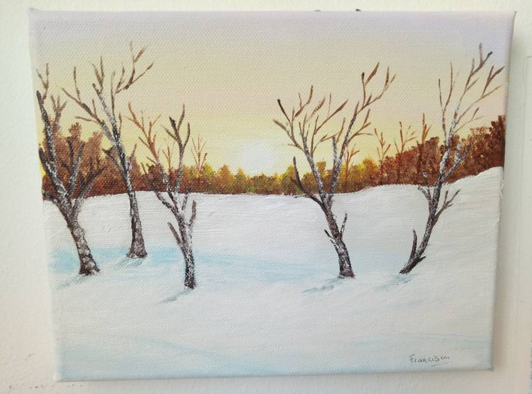 Amanecer nevado — Francisca