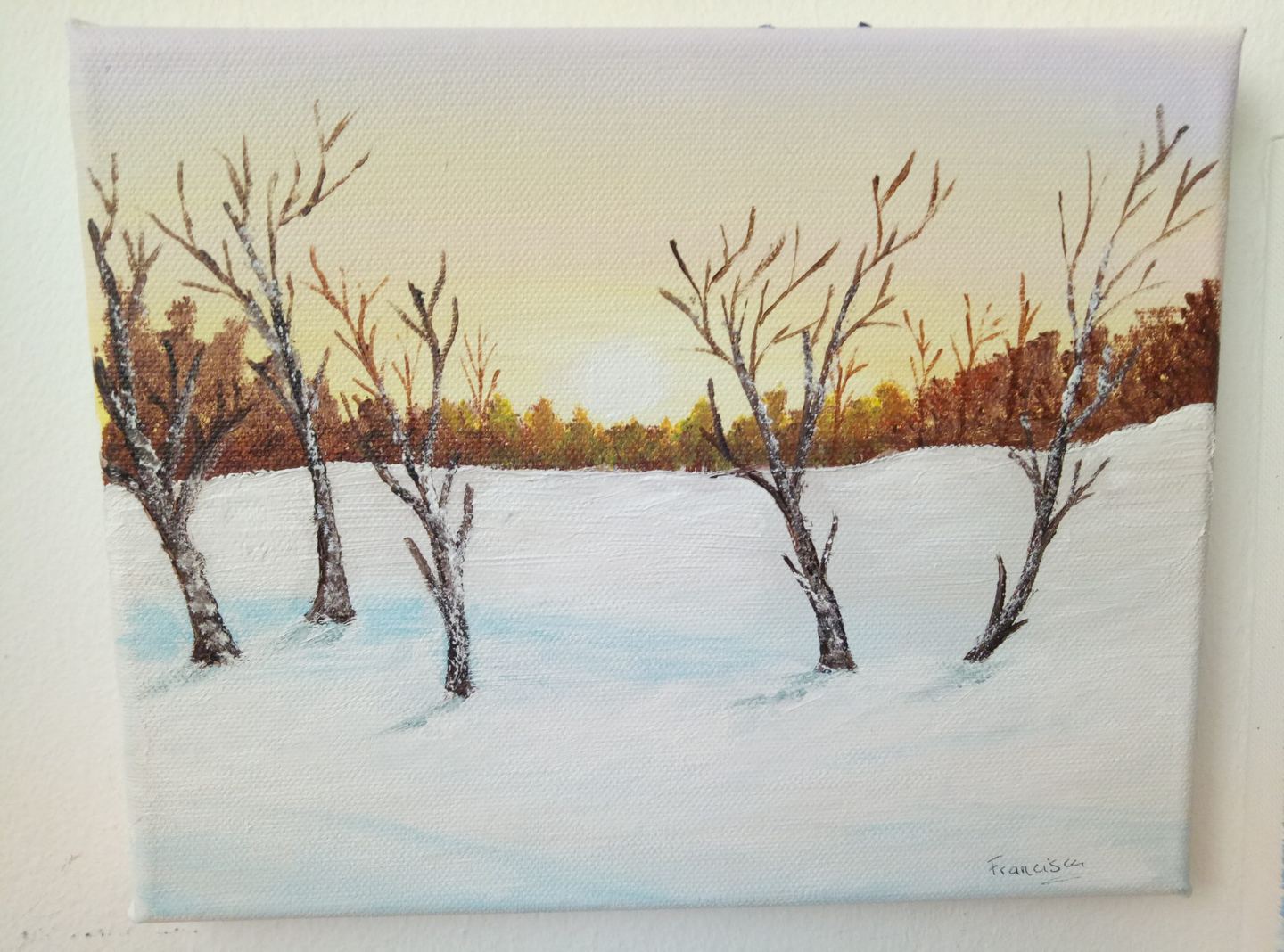 Amanecer nevado — Francisca