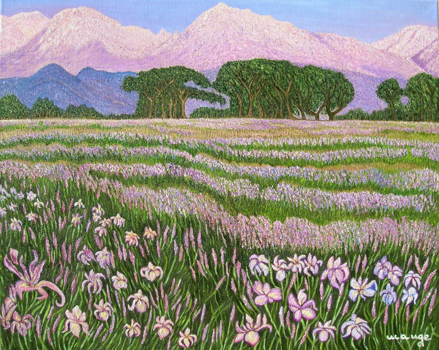 «Paisaje con lirios» — Mariangeles Batanero