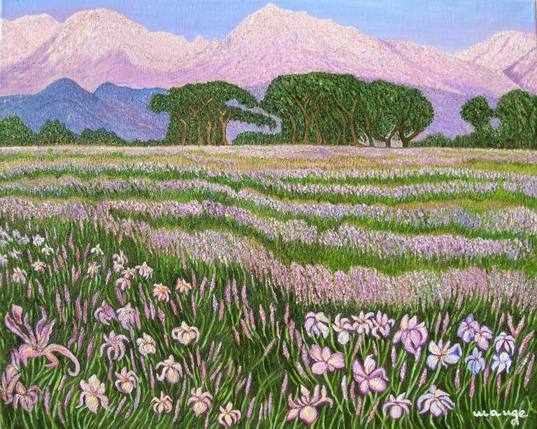 «Paisaje con lirios» — Mariangeles Batanero