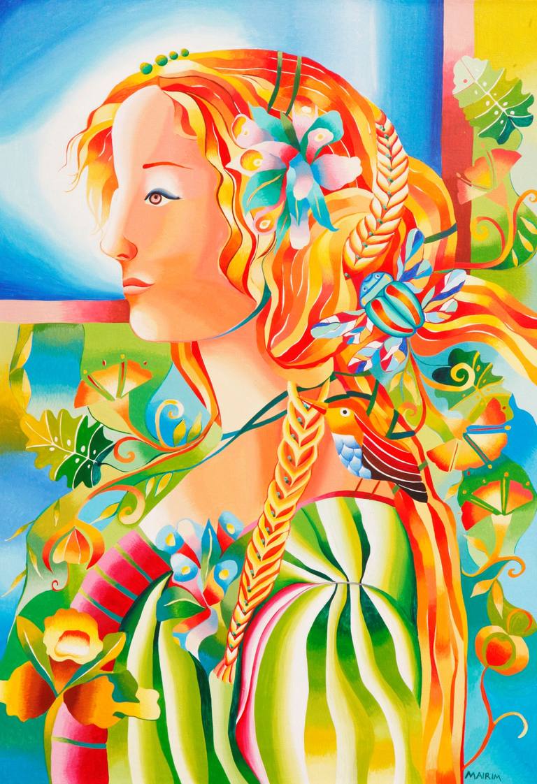 La vendedora de flores — Mairim Perez Roca